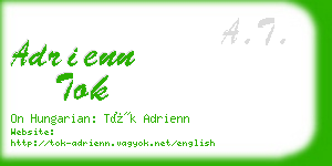 adrienn tok business card